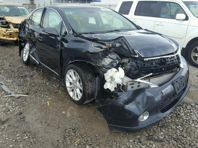 JTHBB1BA9A2038037 - 2010 LEXUS HS 250H BLACK photo 1