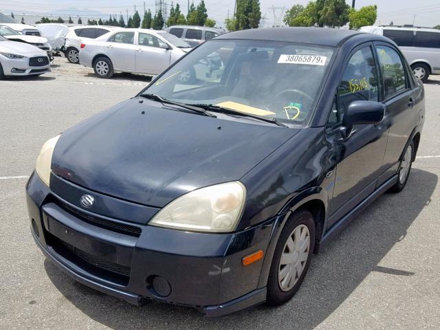 JS2RA41S935171466 - 2003 SUZUKI AERIO S BLACK photo 2