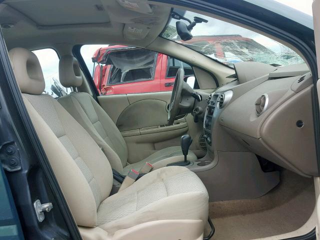 1G8AJ55F97Z187928 - 2007 SATURN ION LEVEL GREEN photo 5