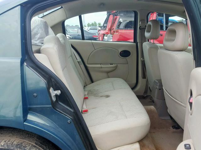 1G8AJ55F97Z187928 - 2007 SATURN ION LEVEL GREEN photo 6