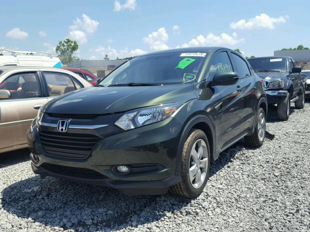 3CZRU5H51GM713676 - 2016 HONDA HR-V EX GREEN photo 2