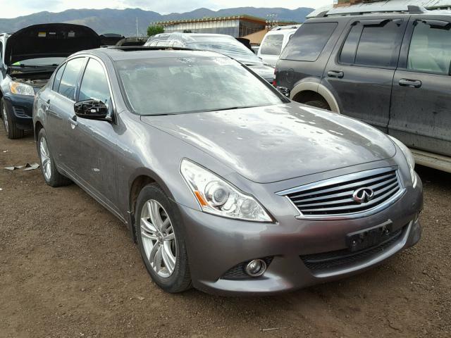 JN1CV6ARXDM757956 - 2013 INFINITI G37 SILVER photo 1