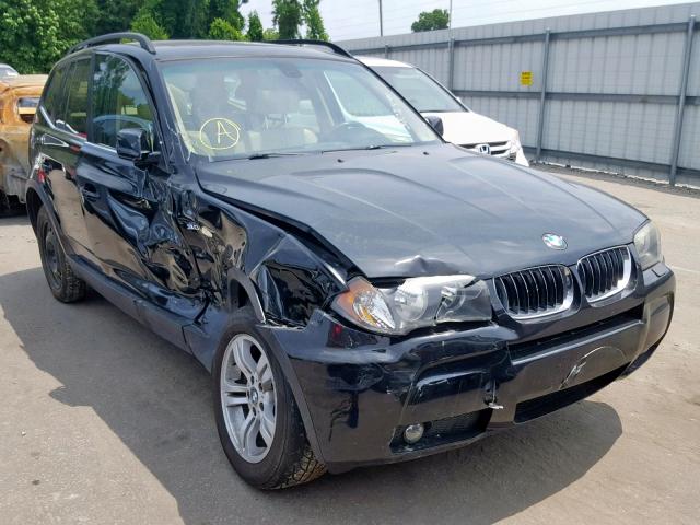 WBXPA93436WD29303 - 2006 BMW X3 3.0I BLACK photo 1