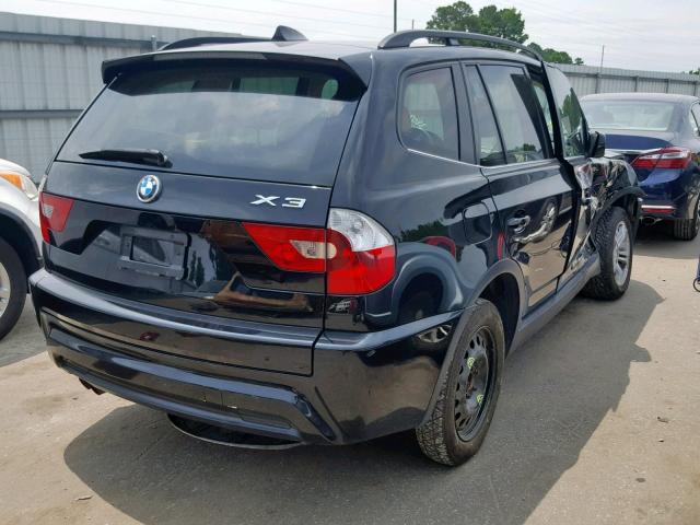 WBXPA93436WD29303 - 2006 BMW X3 3.0I BLACK photo 4