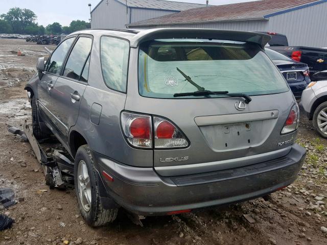 JTJHF10U630313792 - 2003 LEXUS RX 300 GRAY photo 3