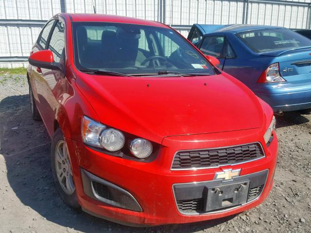 1G1JB5SH6C4141949 - 2012 CHEVROLET SONIC LS RED photo 1