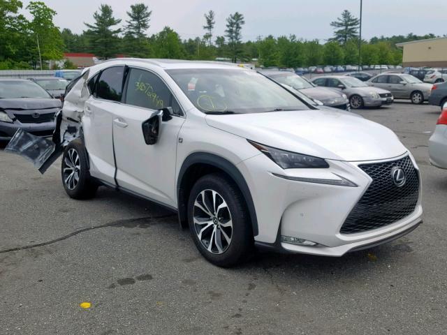 JTJBARBZ5F2030966 - 2015 LEXUS NX 200T WHITE photo 1