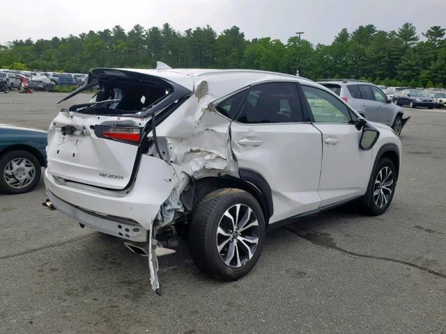 JTJBARBZ5F2030966 - 2015 LEXUS NX 200T WHITE photo 4