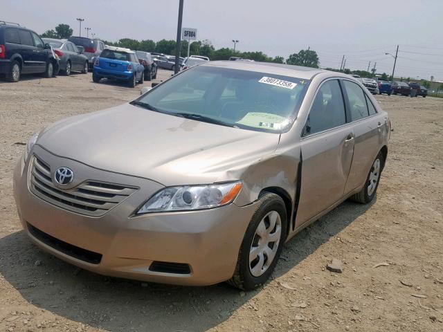 4T1BE46K97U525034 - 2007 TOYOTA CAMRY NEW GOLD photo 2