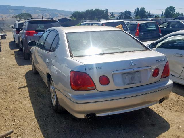 JT8BD69S910145686 - 2001 LEXUS GS 300 SILVER photo 3