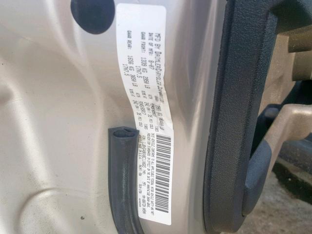 1J8HG48KX8C110665 - 2008 JEEP COMMANDER 棕色 照片 10