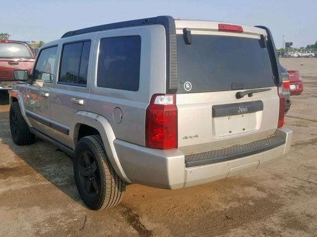1J8HG48KX8C110665 - 2008 JEEP COMMANDER 棕色 照片 3