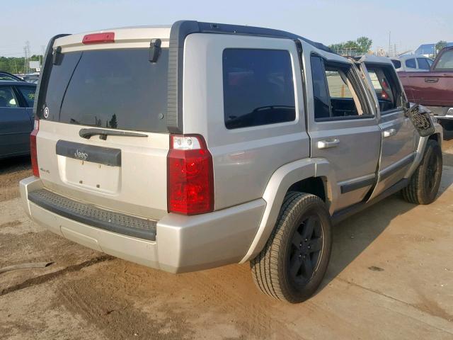 1J8HG48KX8C110665 - 2008 JEEP COMMANDER 棕色 照片 4