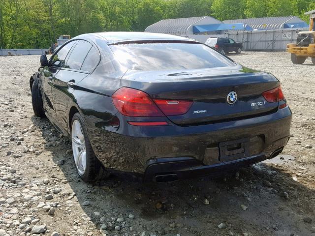 WBA6B4C59ED099224 - 2014 BMW 650 XI BLACK photo 3