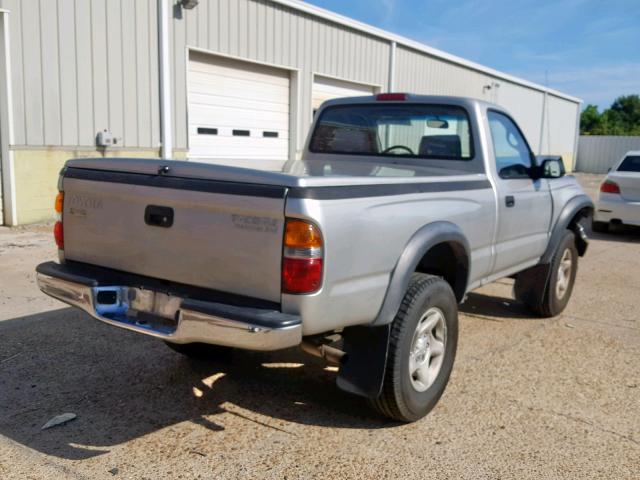 5TENM92N51Z729927 - 2001 TOYOTA TACOMA PRE GRAY photo 4