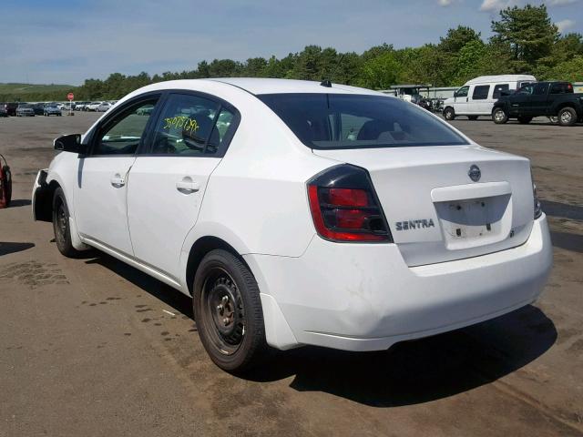 3N1AB61E98L682048 - 2008 NISSAN SENTRA 2.0 WHITE photo 3