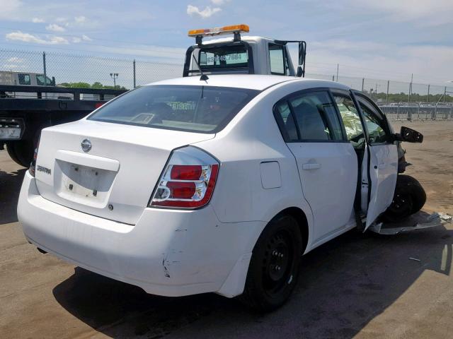 3N1AB61E98L682048 - 2008 NISSAN SENTRA 2.0 WHITE photo 4