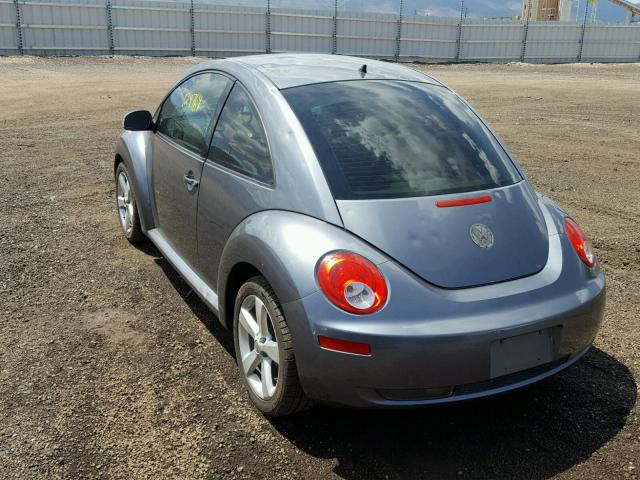 3VWSW31C67M519821 - 2007 VOLKSWAGEN NEW BEETLE GRAY photo 3
