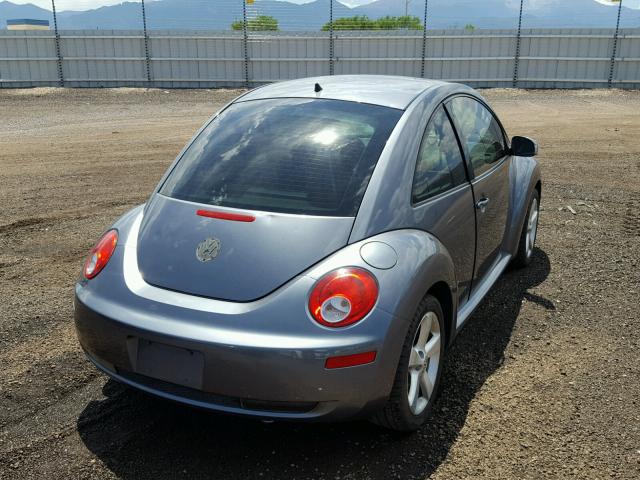 3VWSW31C67M519821 - 2007 VOLKSWAGEN NEW BEETLE GRAY photo 4