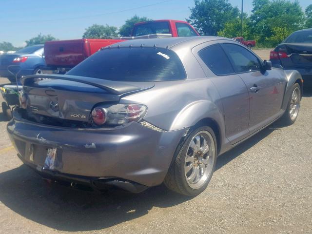 JM1FE173240126223 - 2004 MAZDA RX8 SILVER photo 4