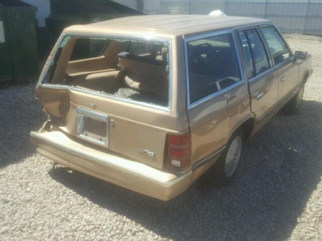 1B3BD49C8EF345851 - 1984 DODGE ARIES CUST GOLD photo 4