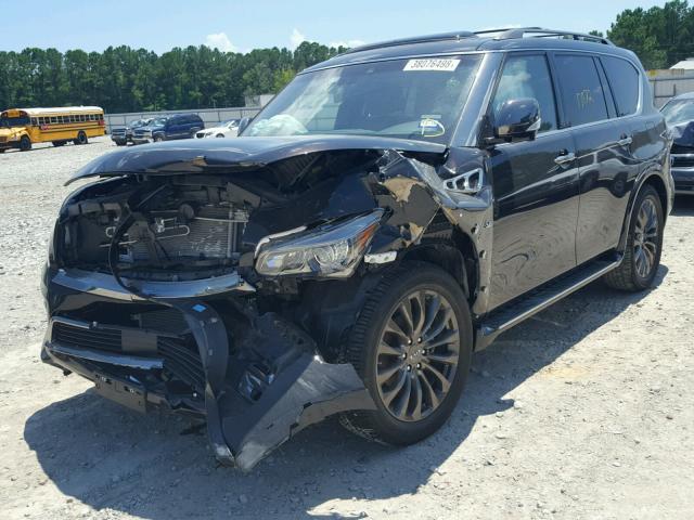 JN8AZ2NE2H9154957 - 2017 INFINITI QX80 BASE BLACK photo 2