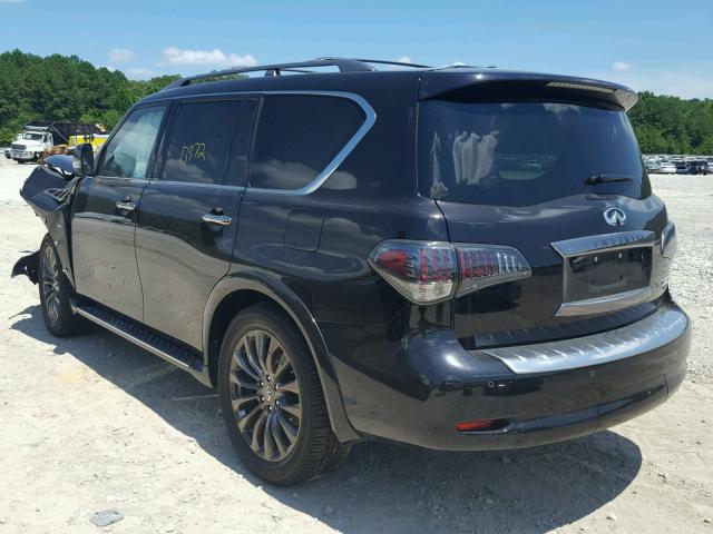 JN8AZ2NE2H9154957 - 2017 INFINITI QX80 BASE BLACK photo 3