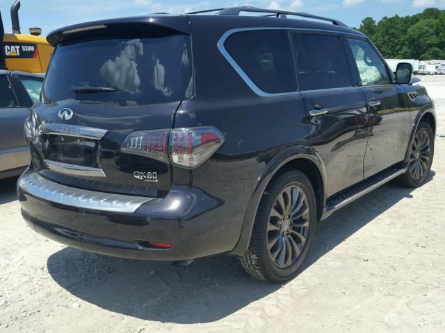 JN8AZ2NE2H9154957 - 2017 INFINITI QX80 BASE BLACK photo 4