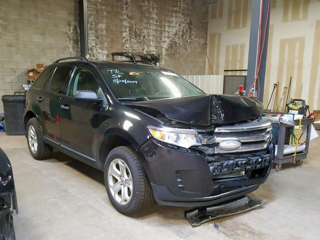 2FMDK4GC7DBB17108 - 2013 FORD EDGE SE BLACK photo 1