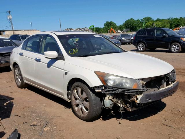 1HGCP36868A080774 - 2008 HONDA ACCORD EXL WHITE photo 1