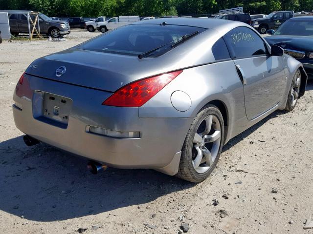 JN1AZ34D76M306058 - 2006 NISSAN 350Z COUPE GRAY photo 4