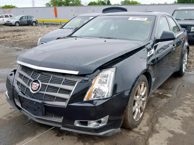 1G6DT57V080144377 - 2008 CADILLAC CTS HI FEA BLACK photo 2