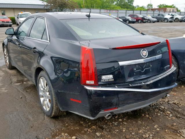 1G6DT57V080144377 - 2008 CADILLAC CTS HI FEA BLACK photo 3