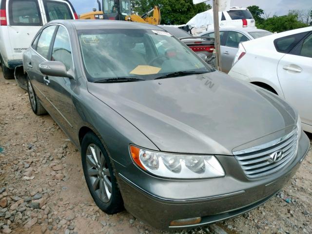 KMHFC46F19A344928 - 2009 HYUNDAI AZERA SE GRAY photo 1