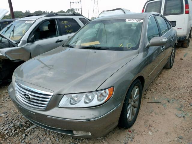 KMHFC46F19A344928 - 2009 HYUNDAI AZERA SE GRAY photo 2