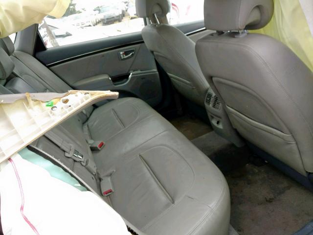 KMHFC46F19A344928 - 2009 HYUNDAI AZERA SE GRAY photo 6