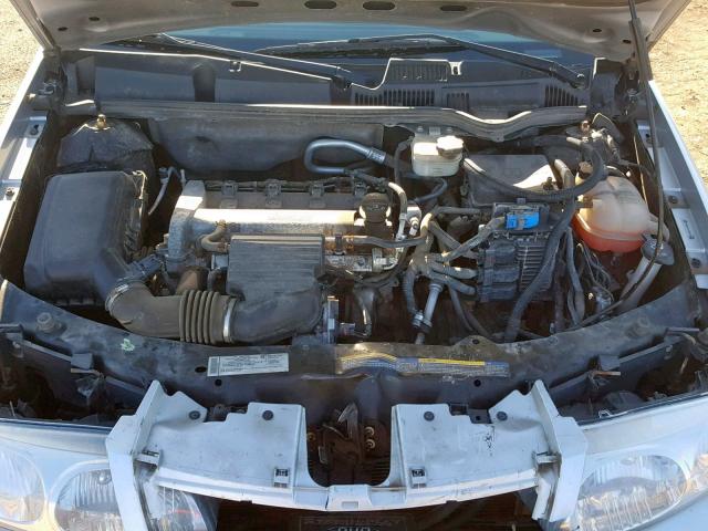 1G8AJ55F87Z199858 - 2007 SATURN ION LEVEL SILVER photo 7