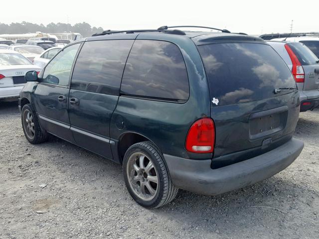 2P4FP2534XR104667 - 1999 PLYMOUTH VOYAGER GREEN photo 3