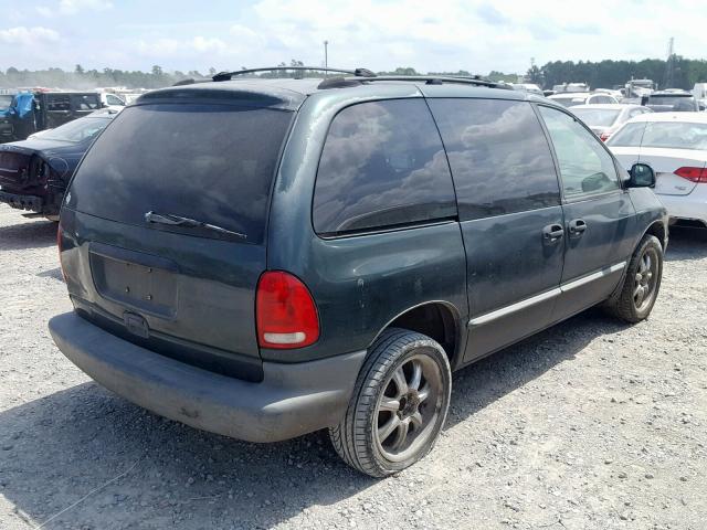 2P4FP2534XR104667 - 1999 PLYMOUTH VOYAGER GREEN photo 4