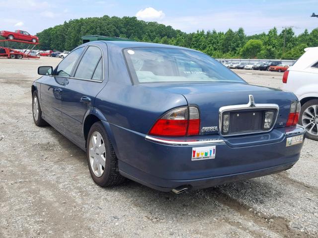 1LNHM86SX5Y630532 - 2005 LINCOLN LS BLUE photo 3