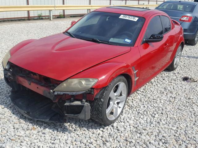 JM1FE173160200685 - 2006 MAZDA RX8 RED photo 2