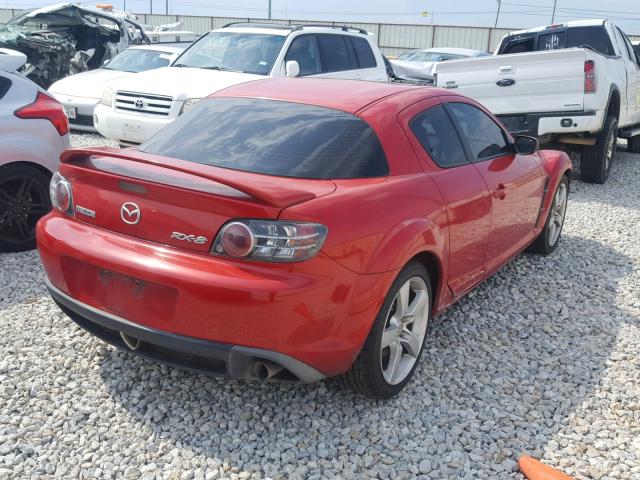 JM1FE173160200685 - 2006 MAZDA RX8 RED photo 4