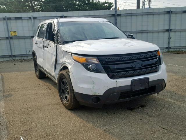 1FM5K8AR8DGA80636 - 2013 FORD EXPLORER P WHITE photo 1