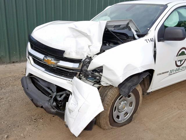 1GCGTBEN1J1279511 - 2018 CHEVROLET COLORADO WHITE photo 9