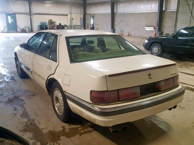 1G6KS52B4PU802989 - 1993 CADILLAC SEVILLE WHITE photo 3