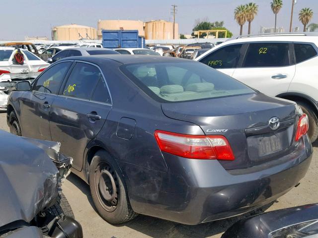 4T1BE46K67U186894 - 2007 TOYOTA CAMRY NEW GRAY photo 3