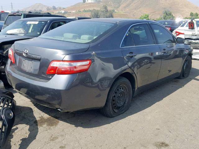 4T1BE46K67U186894 - 2007 TOYOTA CAMRY NEW GRAY photo 4