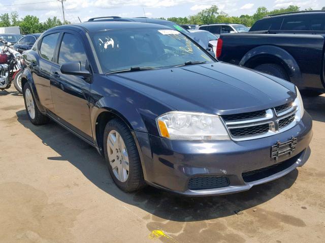 1B3BD4FB4BN578316 - 2011 DODGE AVENGER EX BLUE photo 1