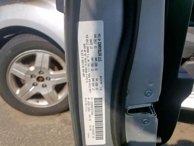 1B3HB48B78D784807 - 2008 DODGE CALIBER SX GRAY photo 10