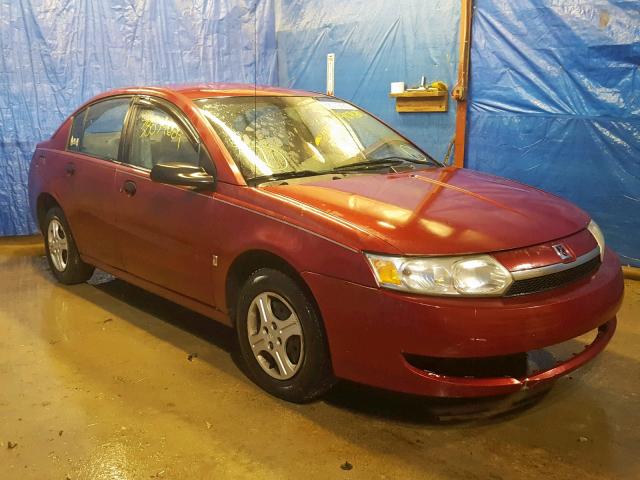 1G8AG52F34Z143471 - 2004 SATURN ION LEVEL BURGUNDY photo 1